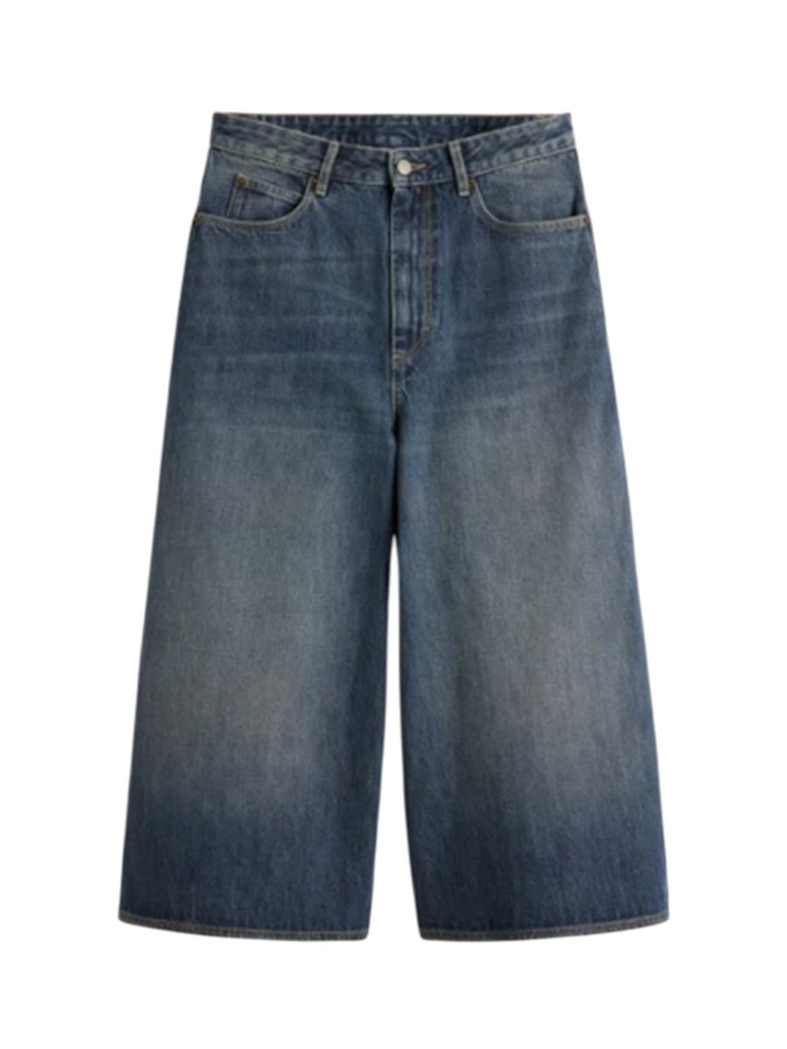Blauwe jeans bermuda Joyce Soeur