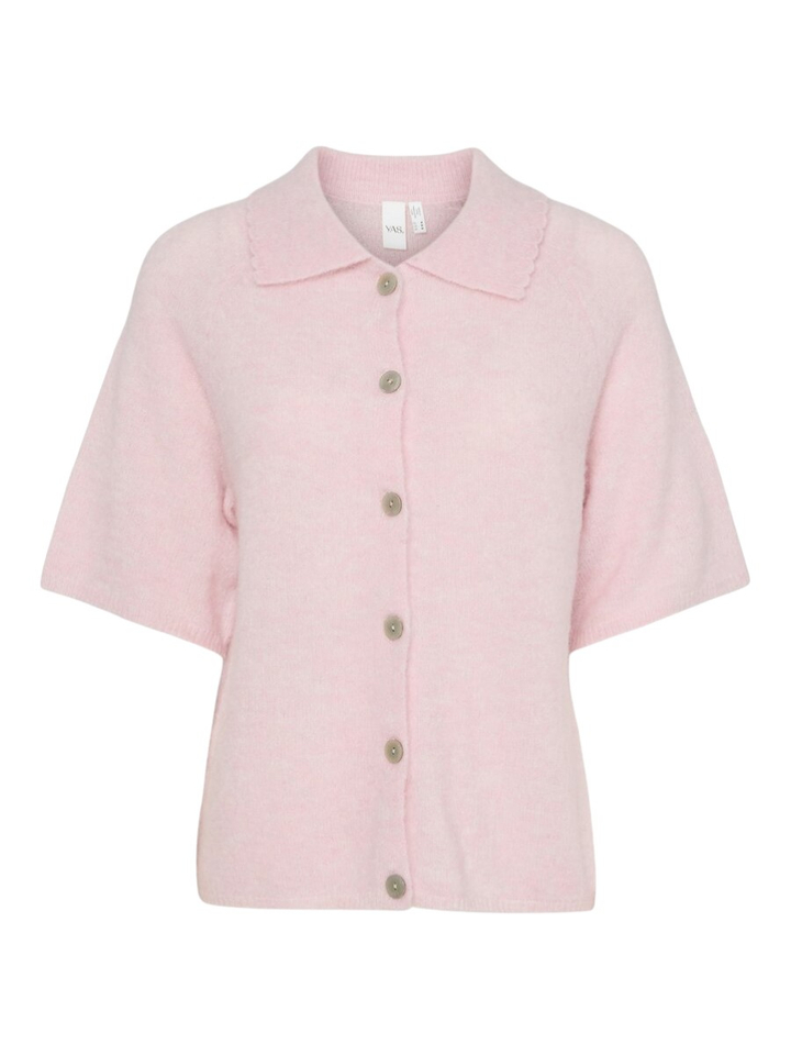 Roze pull met detail op de kraag Yasdura YAS
