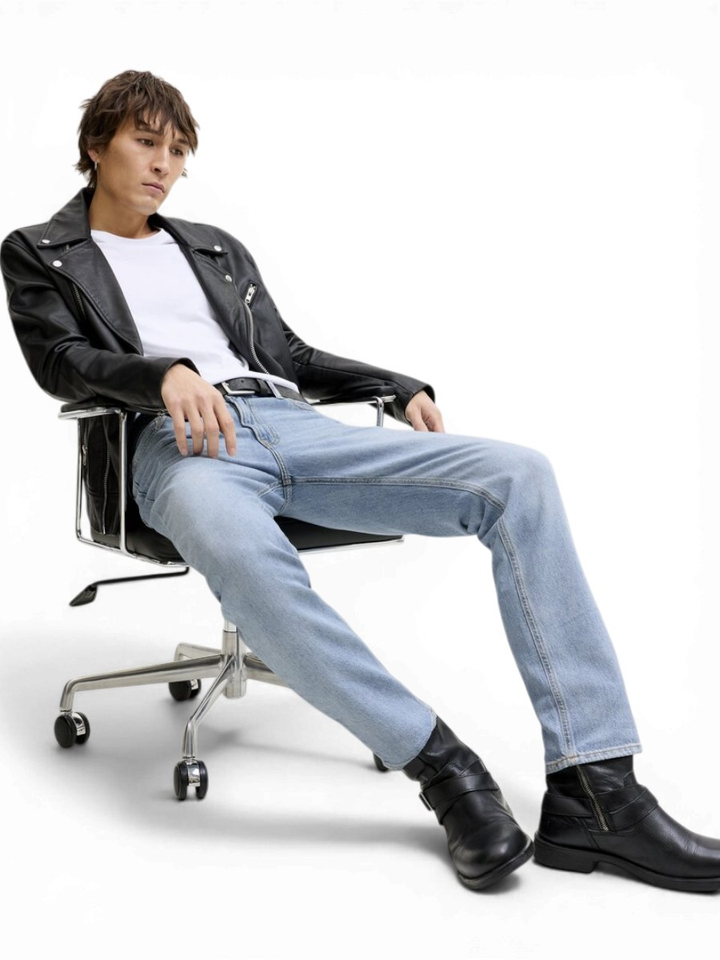 Lichtblauwe straight Jack & Jones