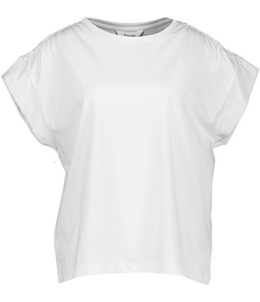 Witte T-shirt Selected