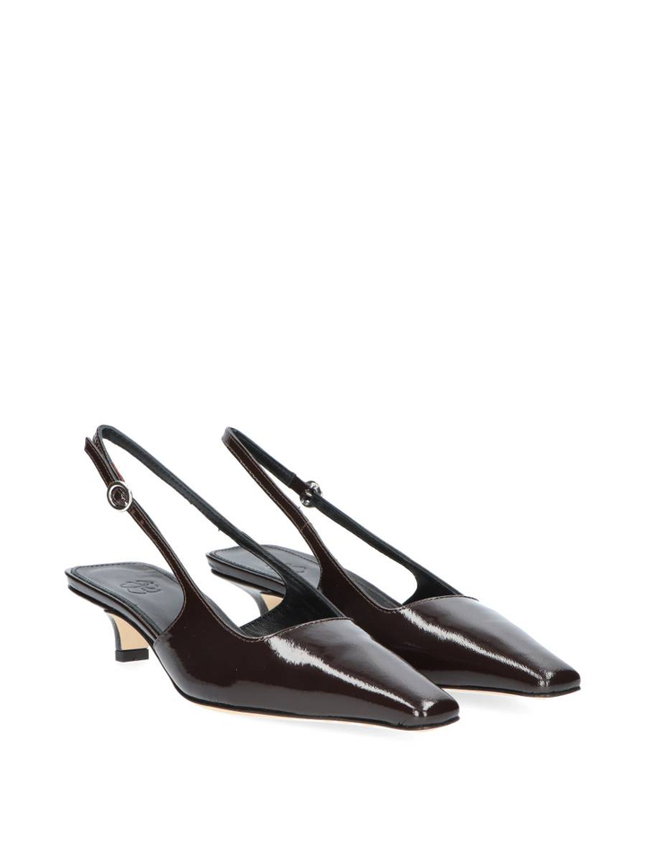 Donkerbruine slingbacks Anna Odare