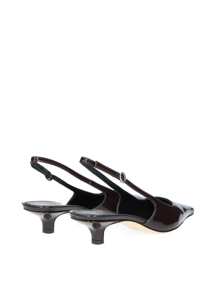 Donkerbruine slingbacks Anna Odare