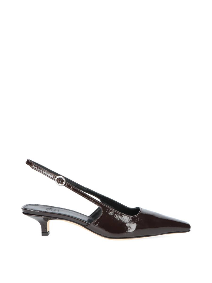 Donkerbruine slingbacks Anna Odare