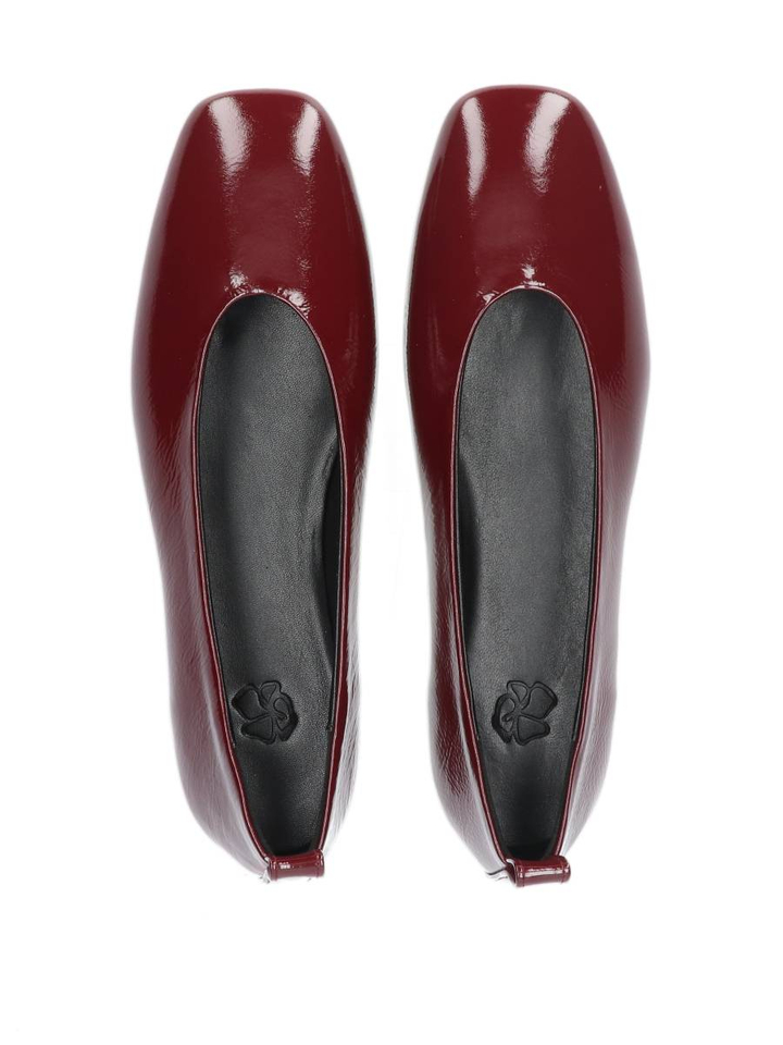 Bordeaux kleurige ballerina's Ibiza Odare