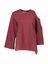Bordeaux longsleeve met assymetrische schouders SIA Amandine