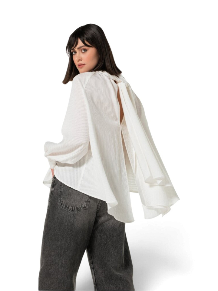 Witte stijlvolle blouse Caroline Biss