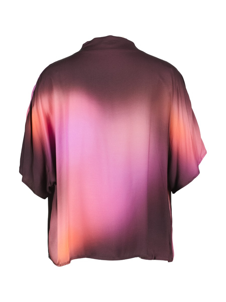 Multicolor bloes met korte mouwen Caroline Biss