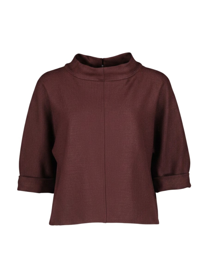 Bordeaux casual blouse Caroline Biss