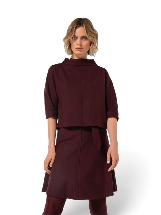 Bordeaux casual blouse Caroline Biss