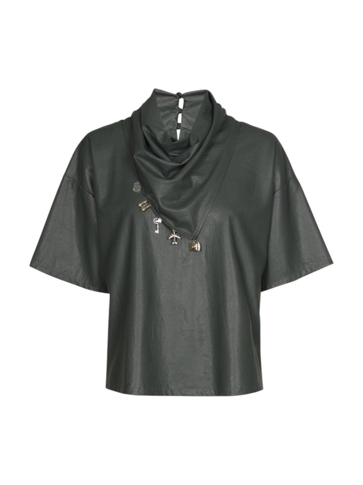 Groene bloes met ketting Caroline Biss