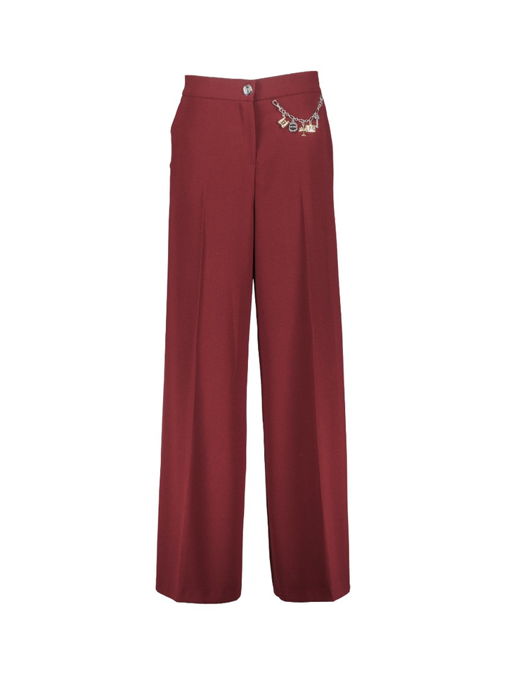 Bordeaux geklede broek Caroline Biss 