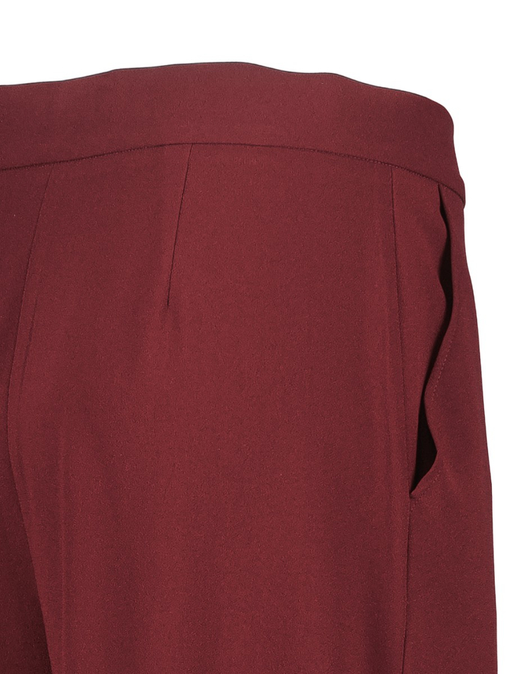 Bordeaux geklede broek Caroline Biss 