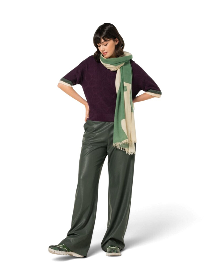 Kaki lange broek Caroline Biss