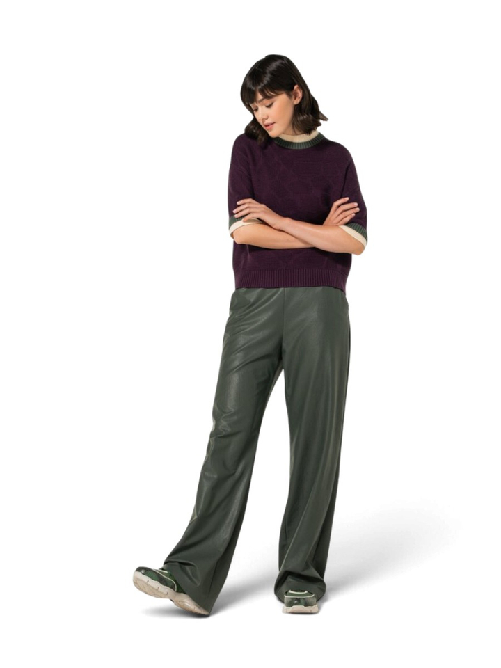 Kaki lange broek Caroline Biss