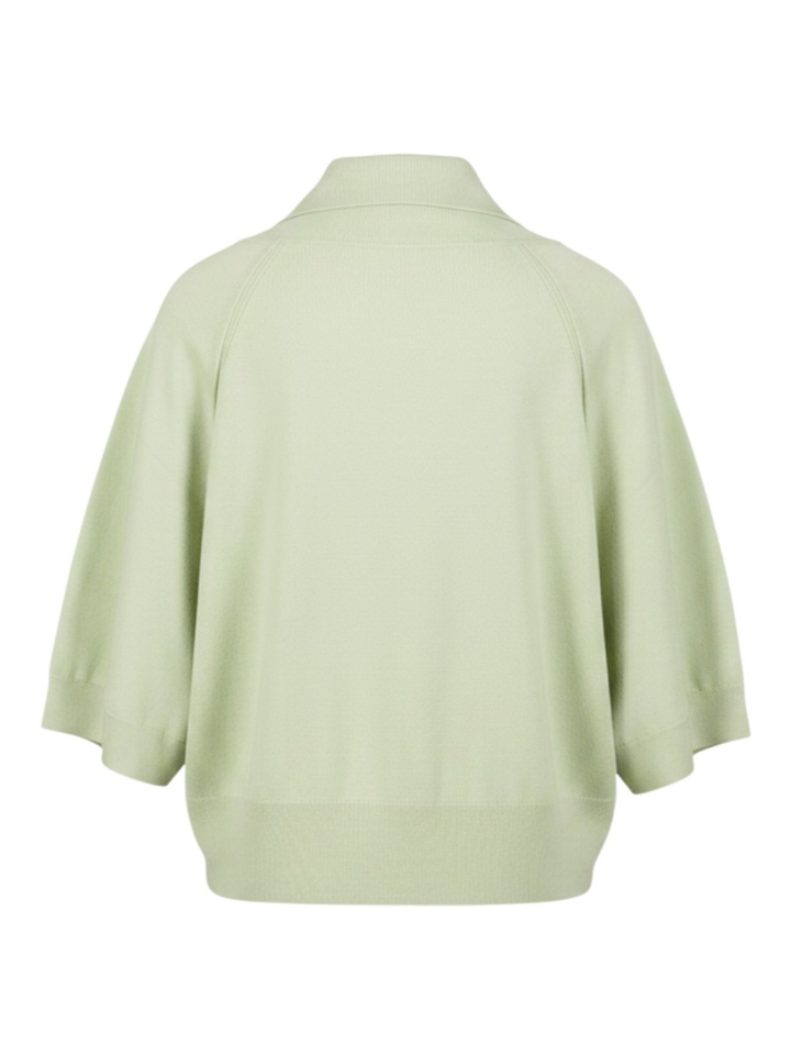 Muntgroene pull met kimono mouw Caroline Biss