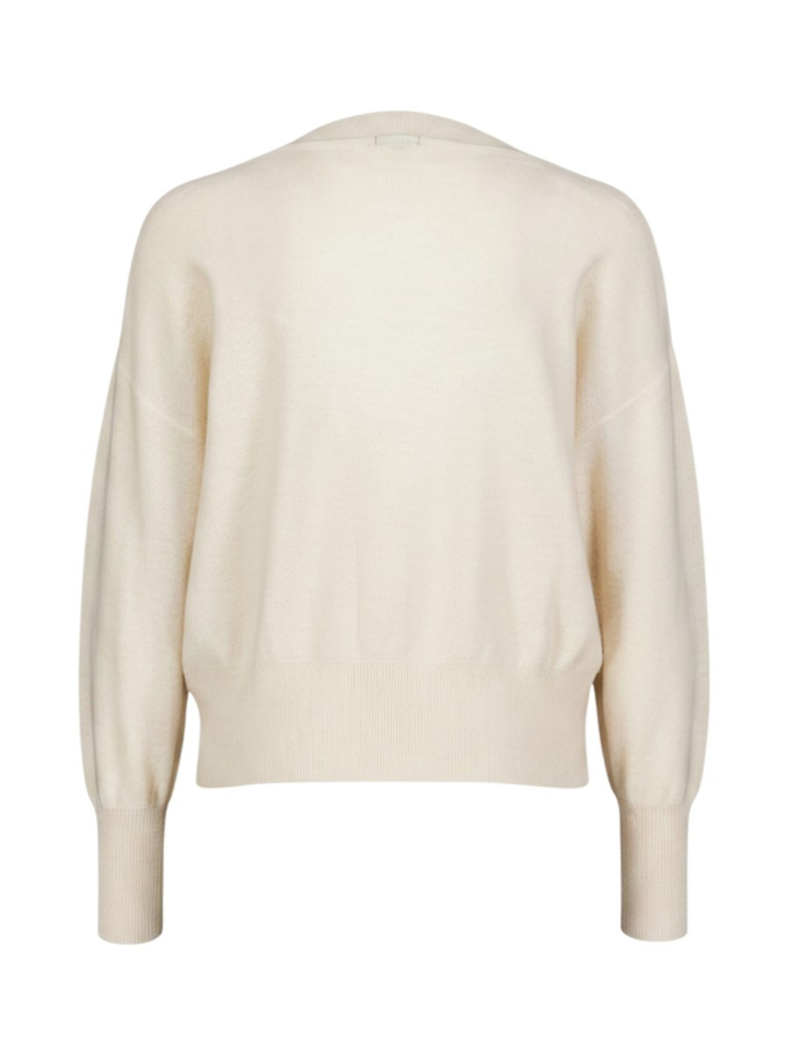 Ecru trui in cardigan effect Caroline Biss 
