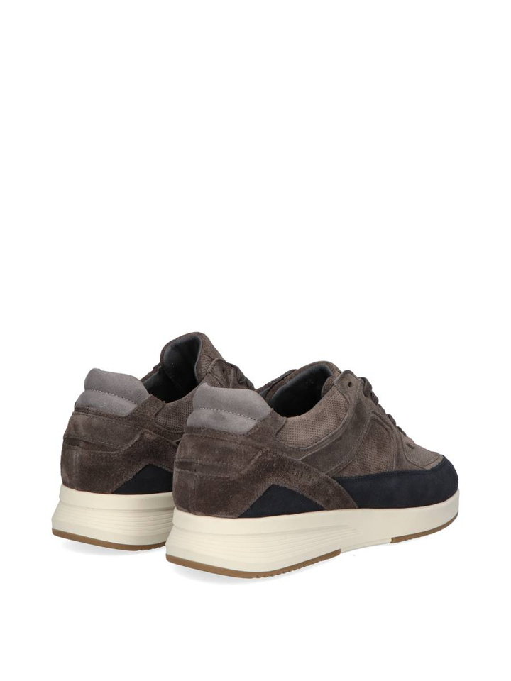 Navy blazer/tire tread lage sneakers Cycleur De luxe
