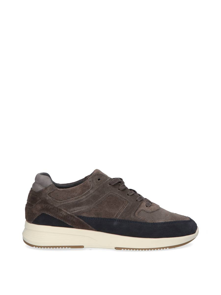 Navy blazer/tire tread lage sneakers Cycleur De luxe