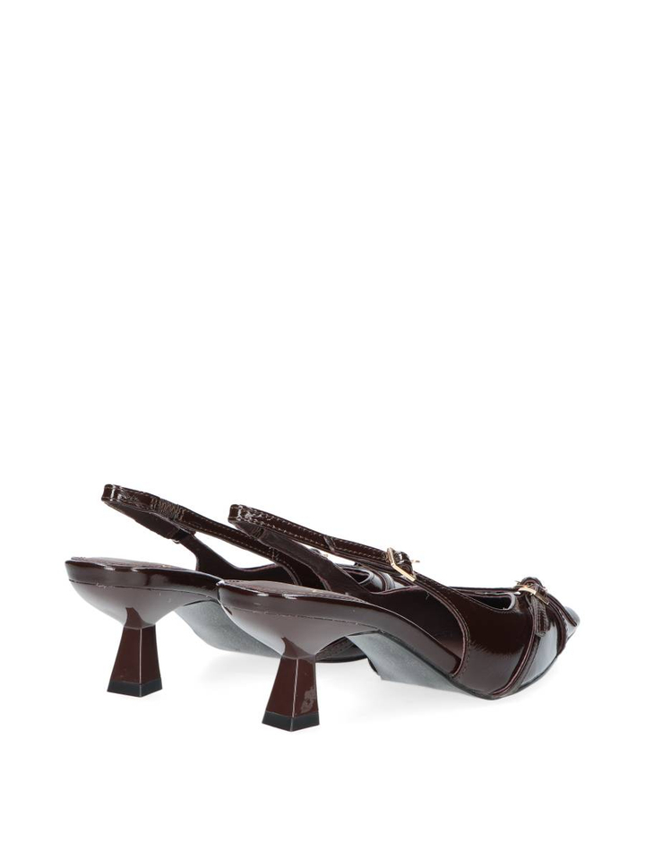 Donkerbruine slingback Cycleur De Luxe 