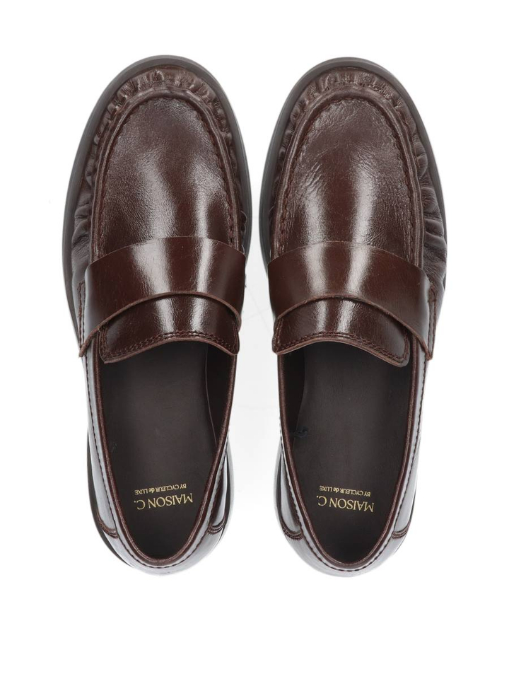 Donkerbruine moccasins Cycleur De Luxe 