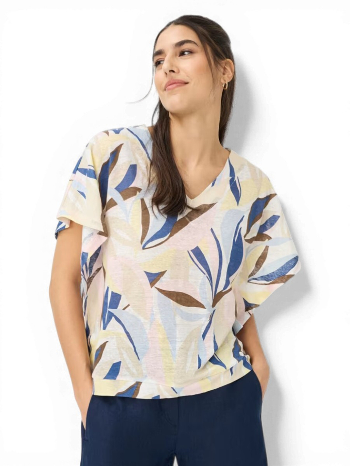 Multicolor linnen top Brax