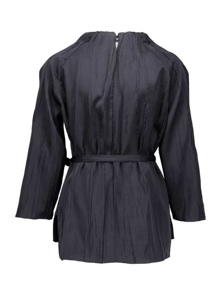 Donkerblauwe bloes met lint Ferola Natan Edition 5