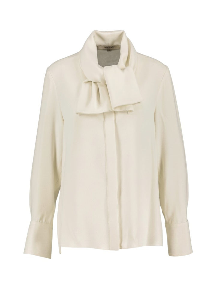 Ecru bloes met cape-detail Force Natan Edition 5