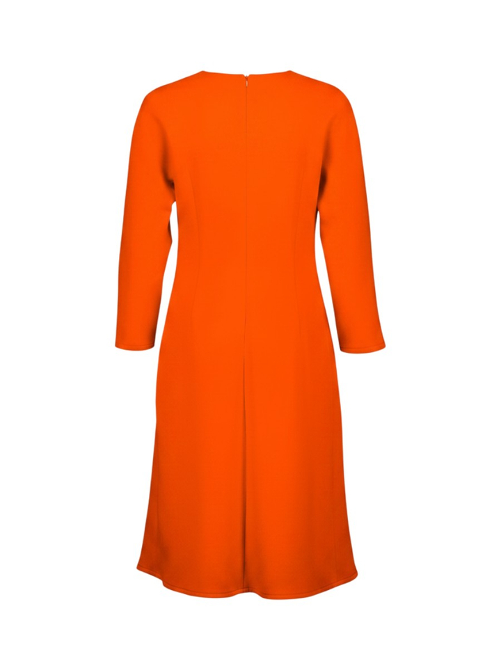 Oranje jurk in Scuba FINO Natan