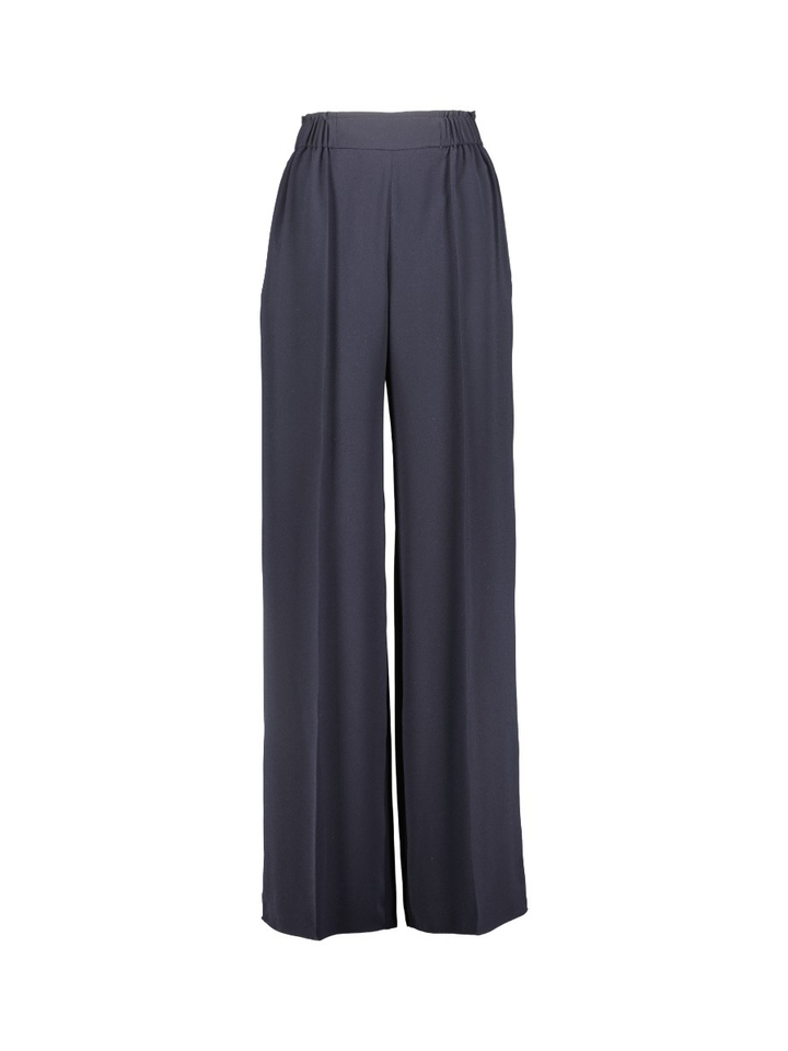 Donkerblauwe wijde broek FANCY Natan