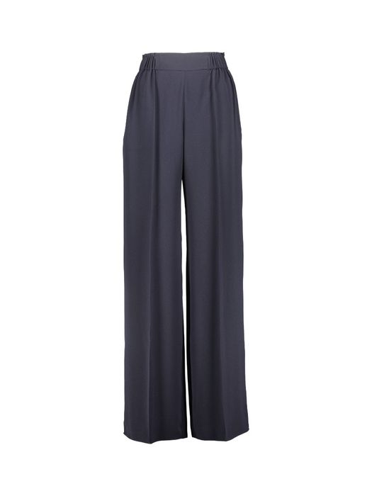 Donkerblauwe wijde broek FANCY Natan