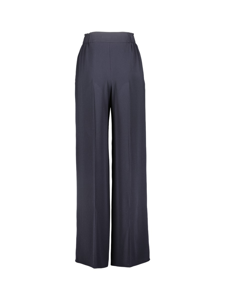 Donkerblauwe wijde broek FANCY Natan
