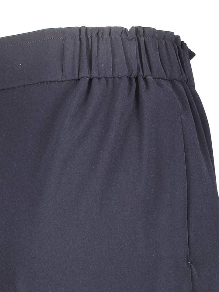 Donkerblauwe wijde broek FANCY Natan