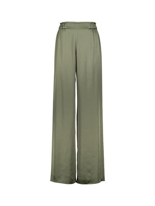 Groene soepelvallende broek Ficeo Natan