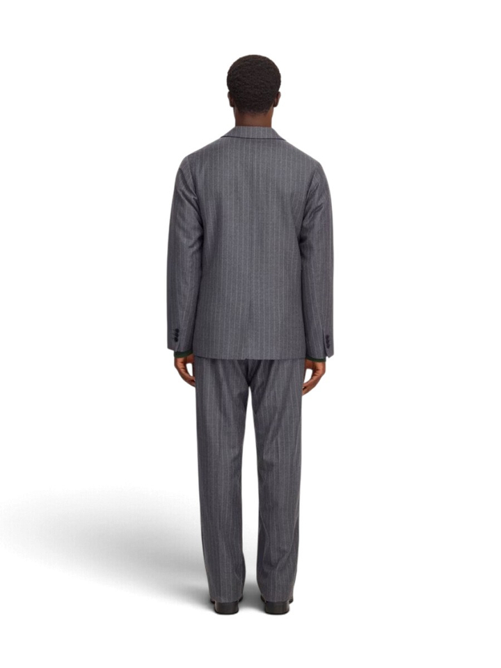Grijze gestreepte blazer met zakken NN.07