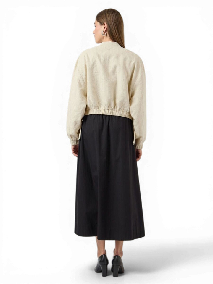 Beige vest met bloemprint Yasphilina Y.A.S. 