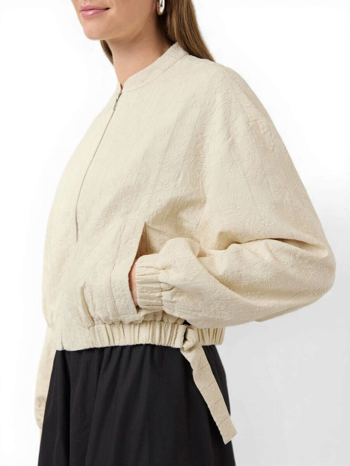 Beige vest met bloemprint Yasphilina Y.A.S. 