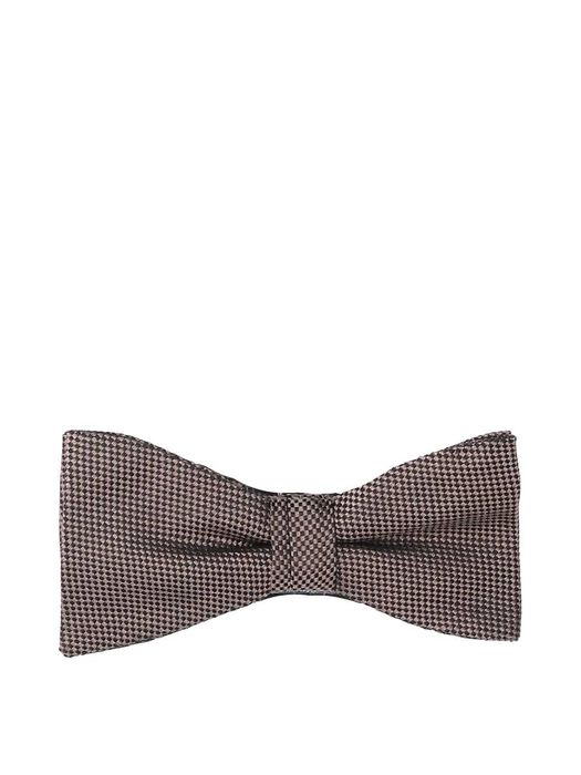 Bruine strik met detail Blick