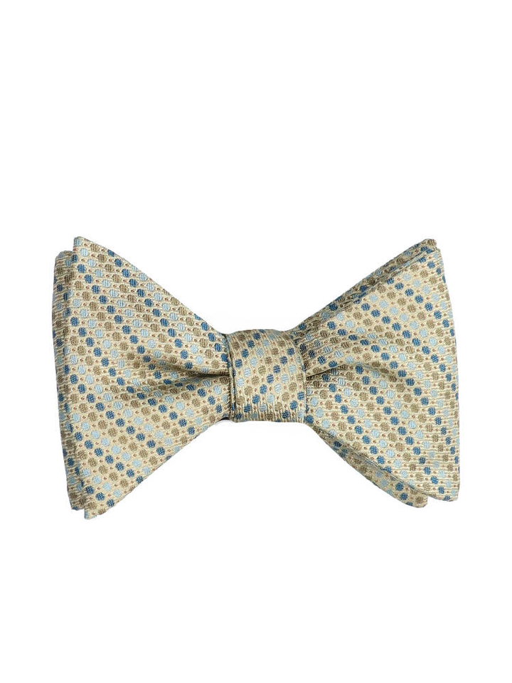 Beige vlinderdas met dots Blick
