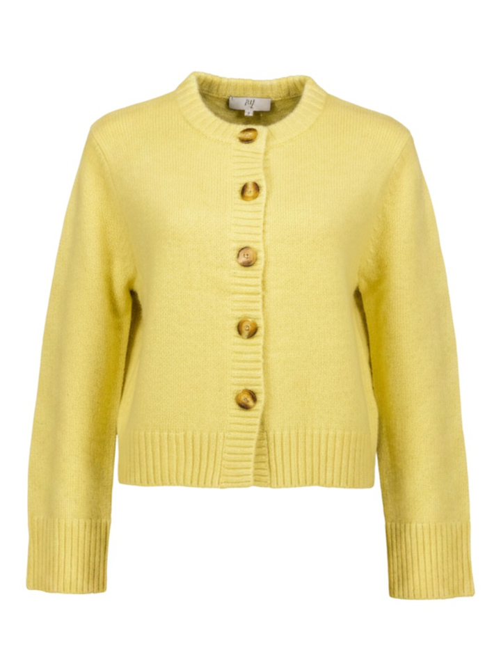 Gele cardigan met knopen Beverly Jeff