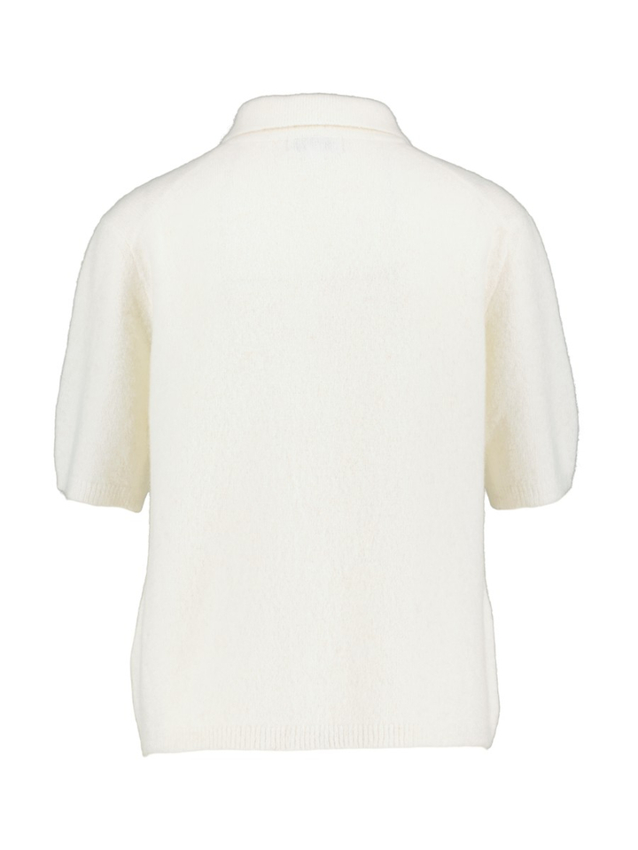 Witte gebreide polo Ollie Jef