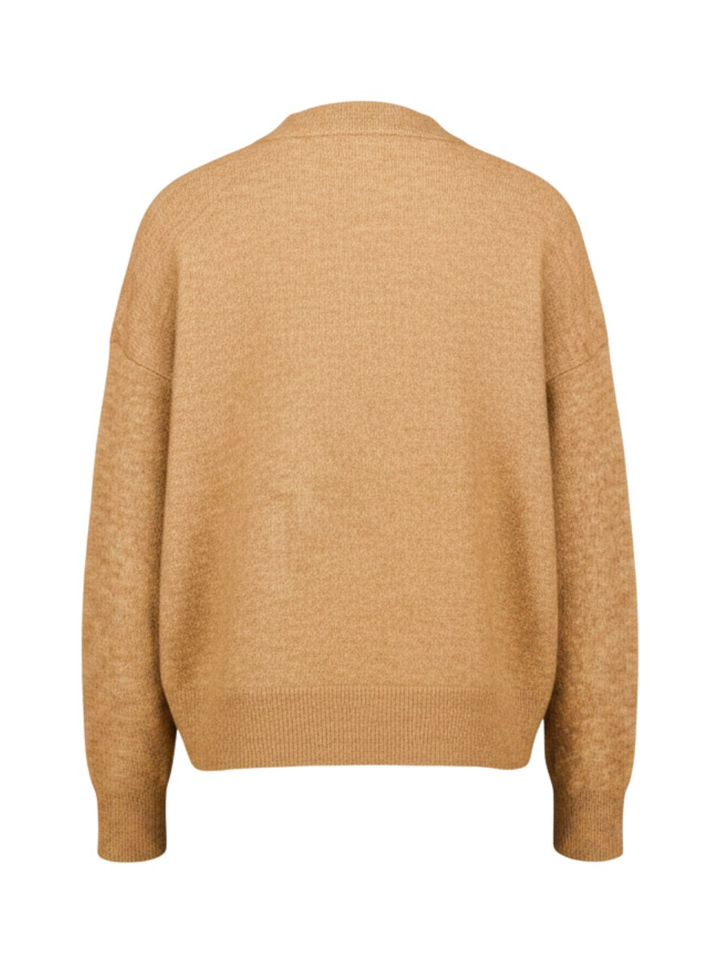 Oranje cardigan met knopen Alix Jeff