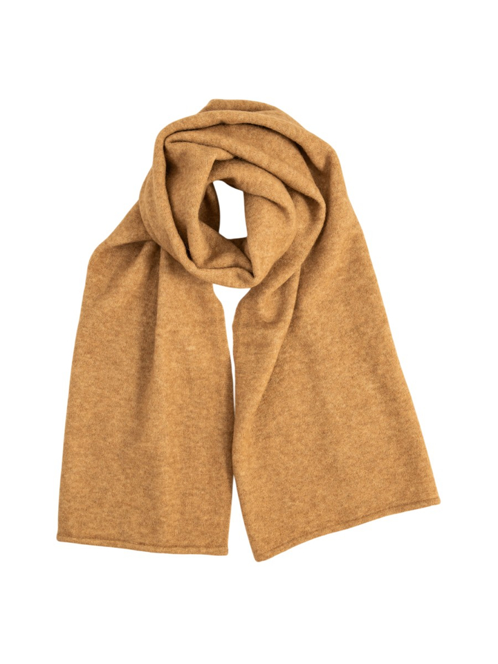 Camel sjaal met Alpaca wol Anita Jeff