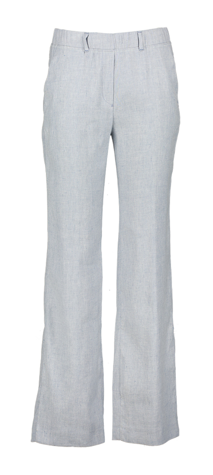 Lichtblauwe broek met elastiek Raphaela 