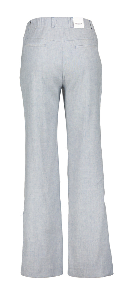 Lichtblauwe broek met elastiek Raphaela 