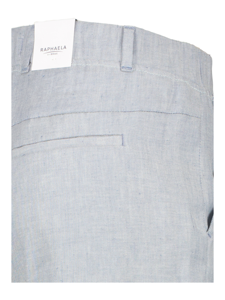 Lichtblauwe broek met elastiek Raphaela 