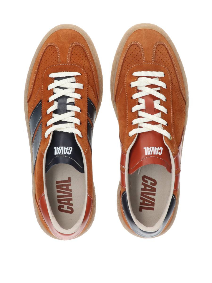 Roestkleurige lage sneakers Pulse High Caval 