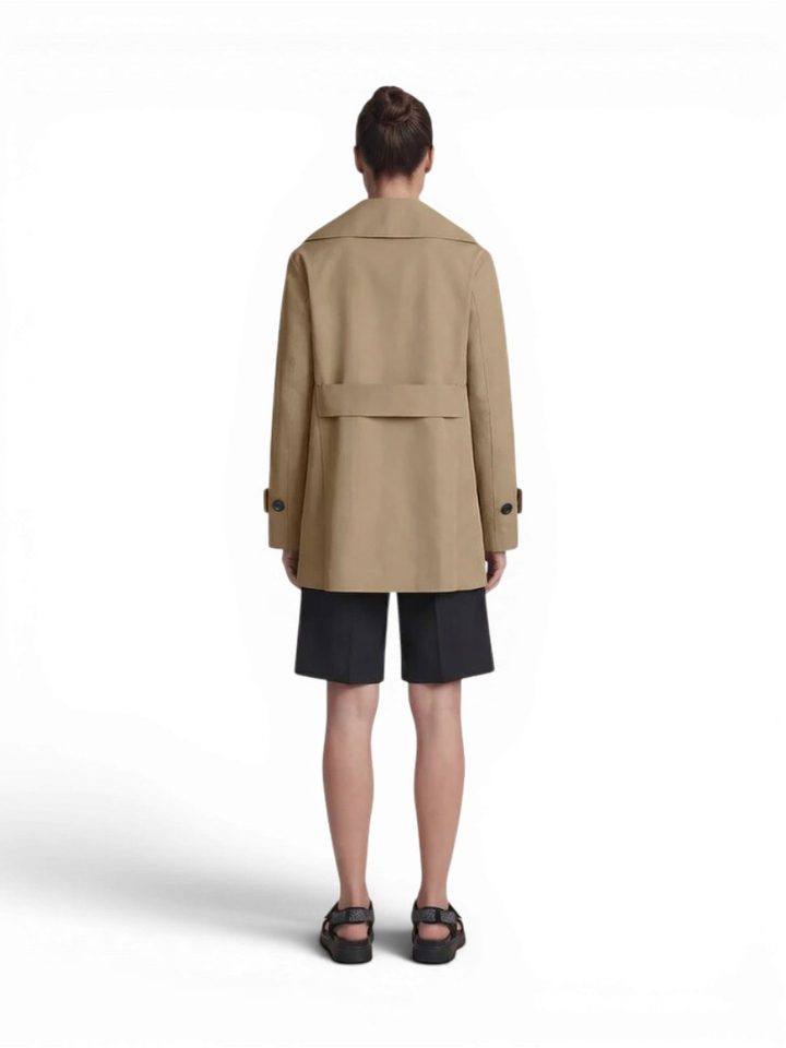 Beige trenchoat met kap Save The Duck