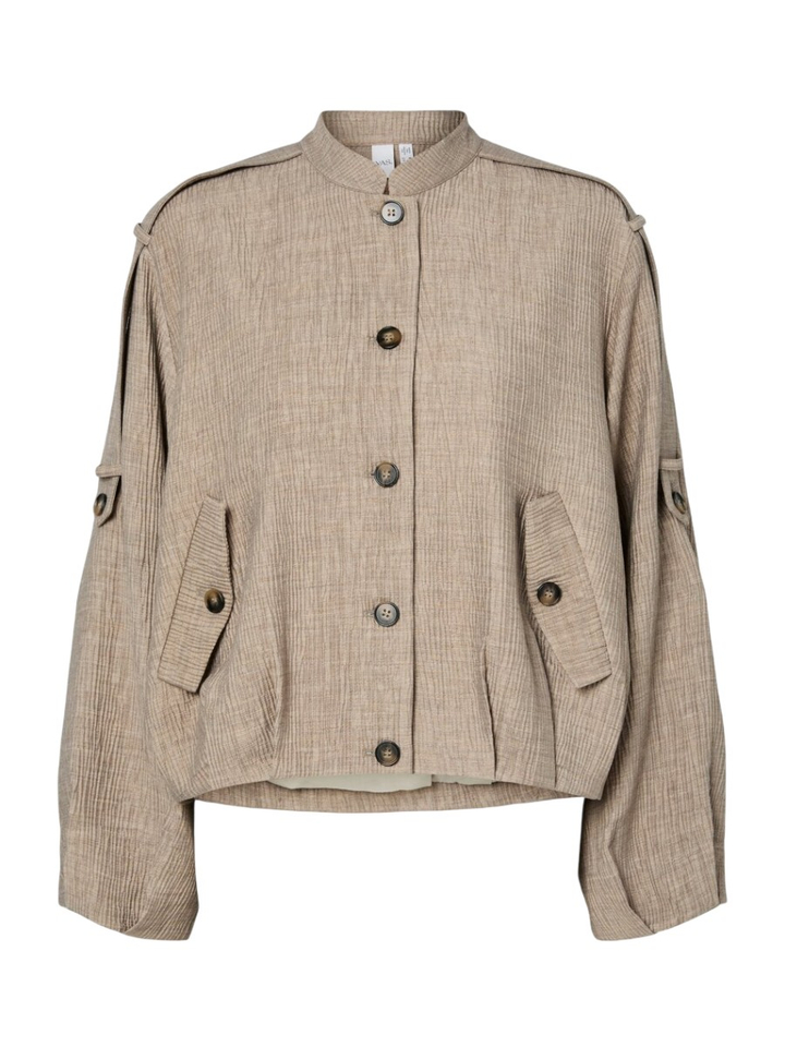 Beige korte jas Yasrina Y.A.S