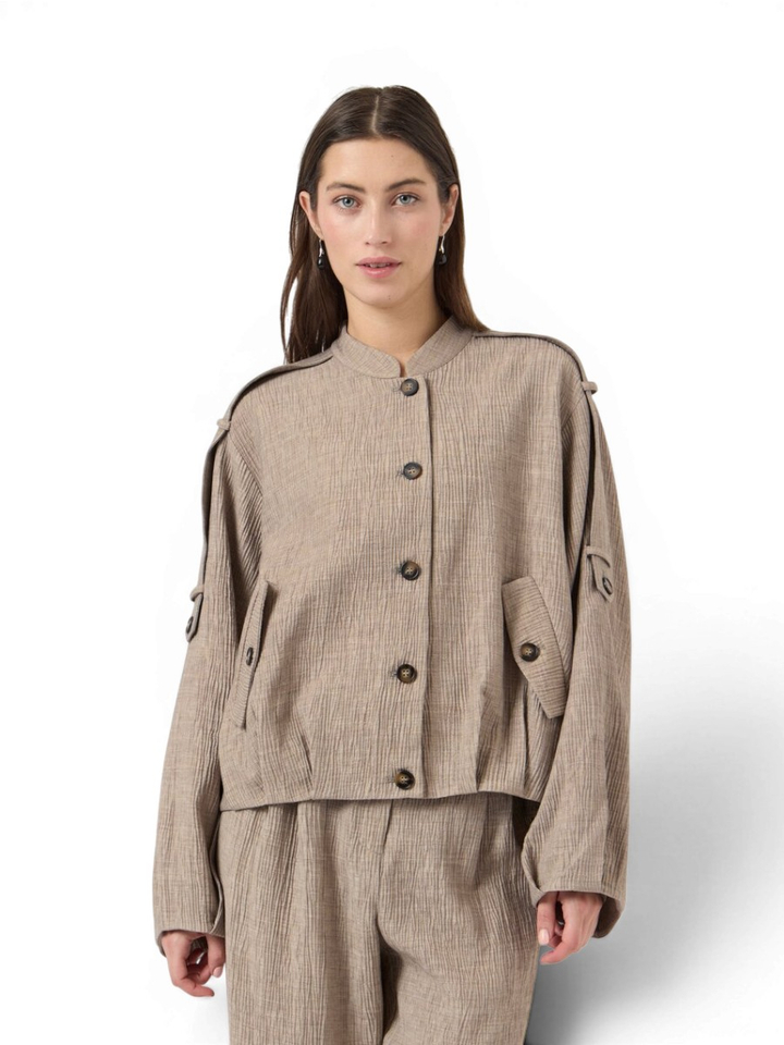 Beige korte jas Yasrina Y.A.S