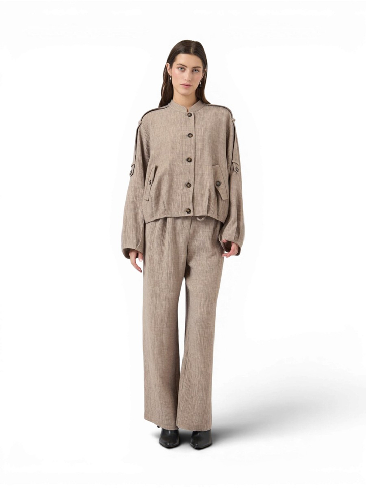 Beige korte jas Yasrina Y.A.S